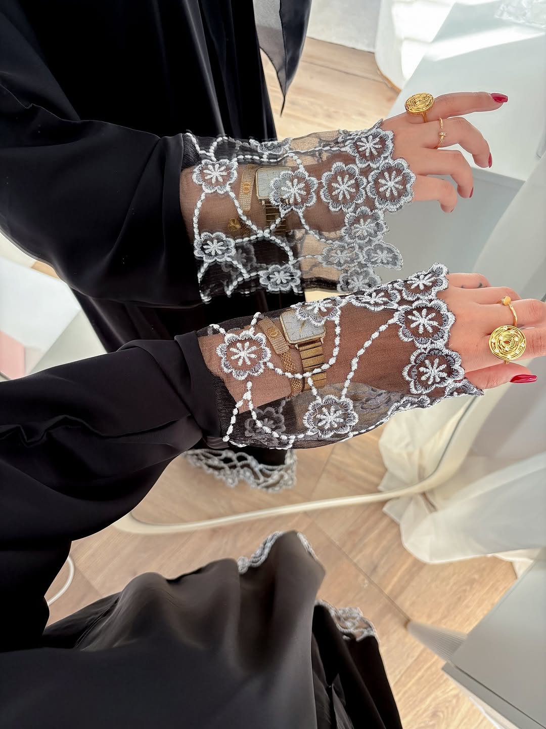Black Elegance – 2-Piece Abaya Set