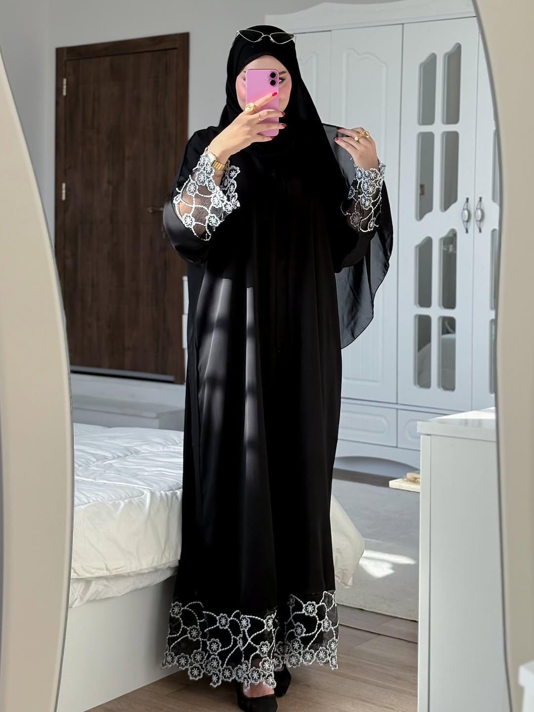 Black Elegance – 2-Piece Abaya Set