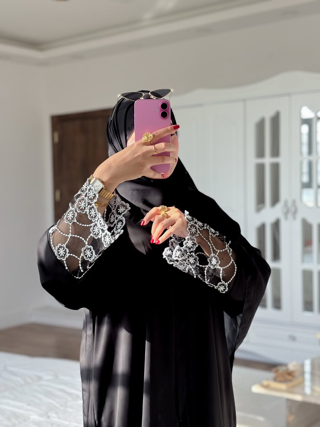 Black Elegance – 2-Piece Abaya Set