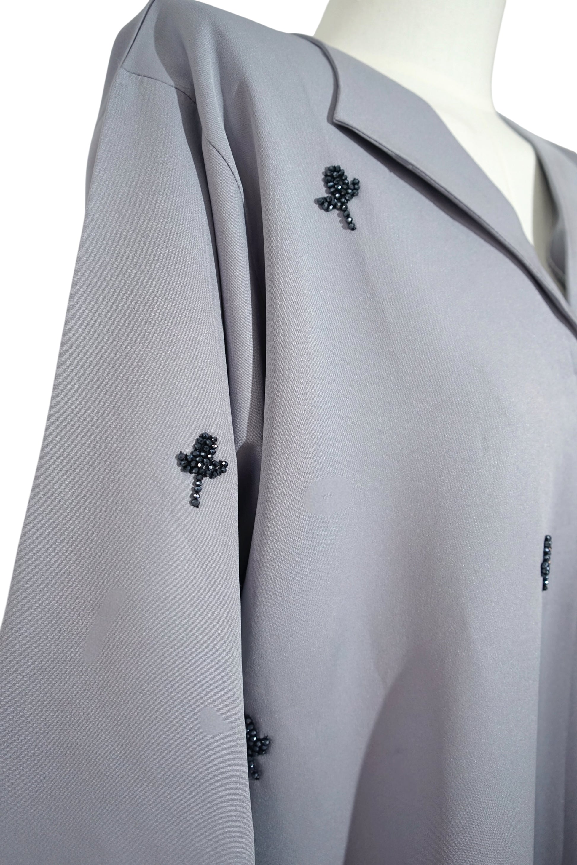 Slate Lavender – 2-Piece Abaya Set