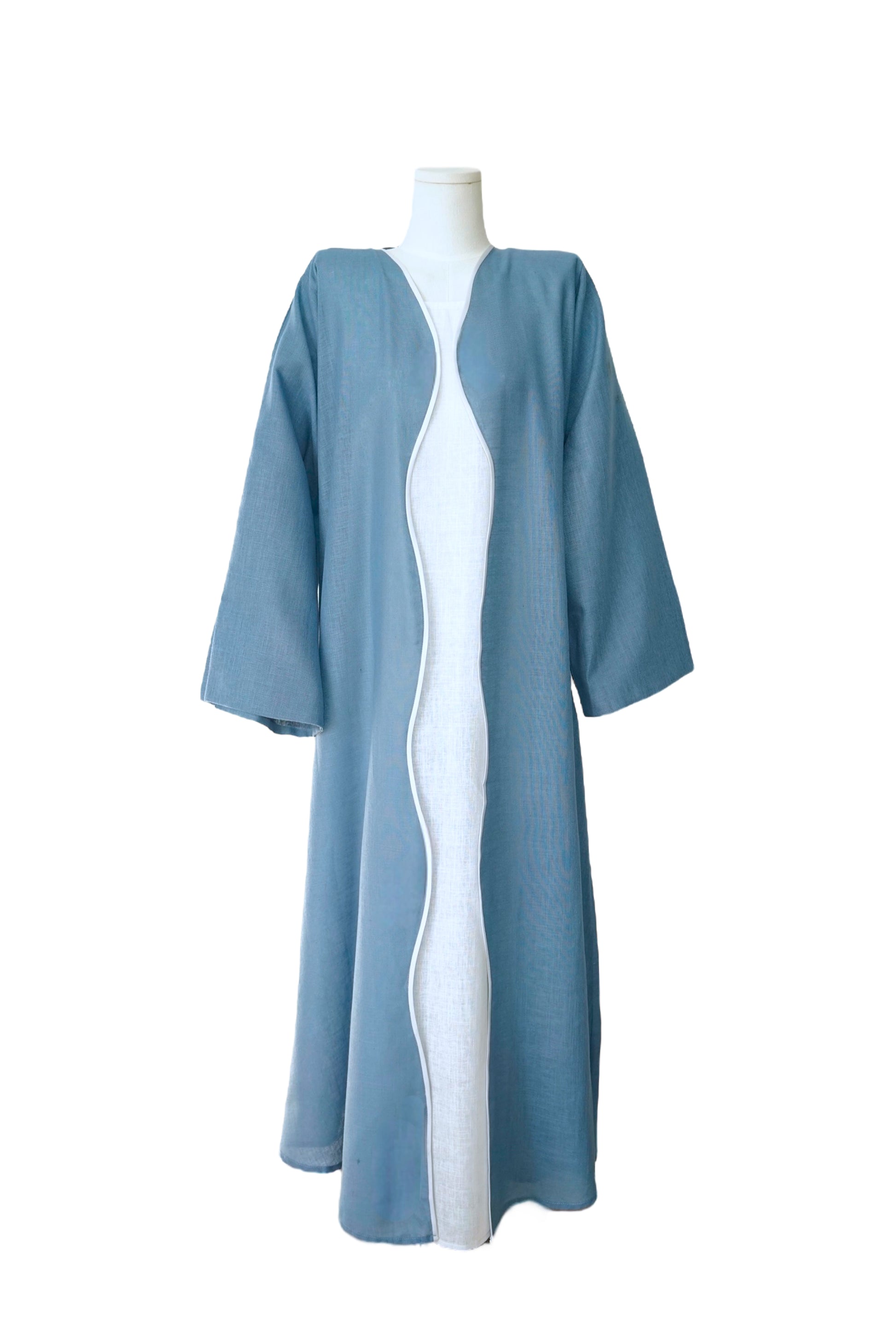 Bondi Blue – 3-Piece Abaya Set
