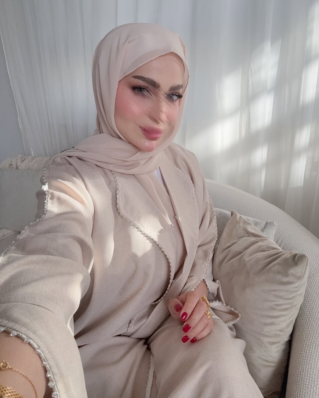 Natural Softness – 2-Piece Abaya Set