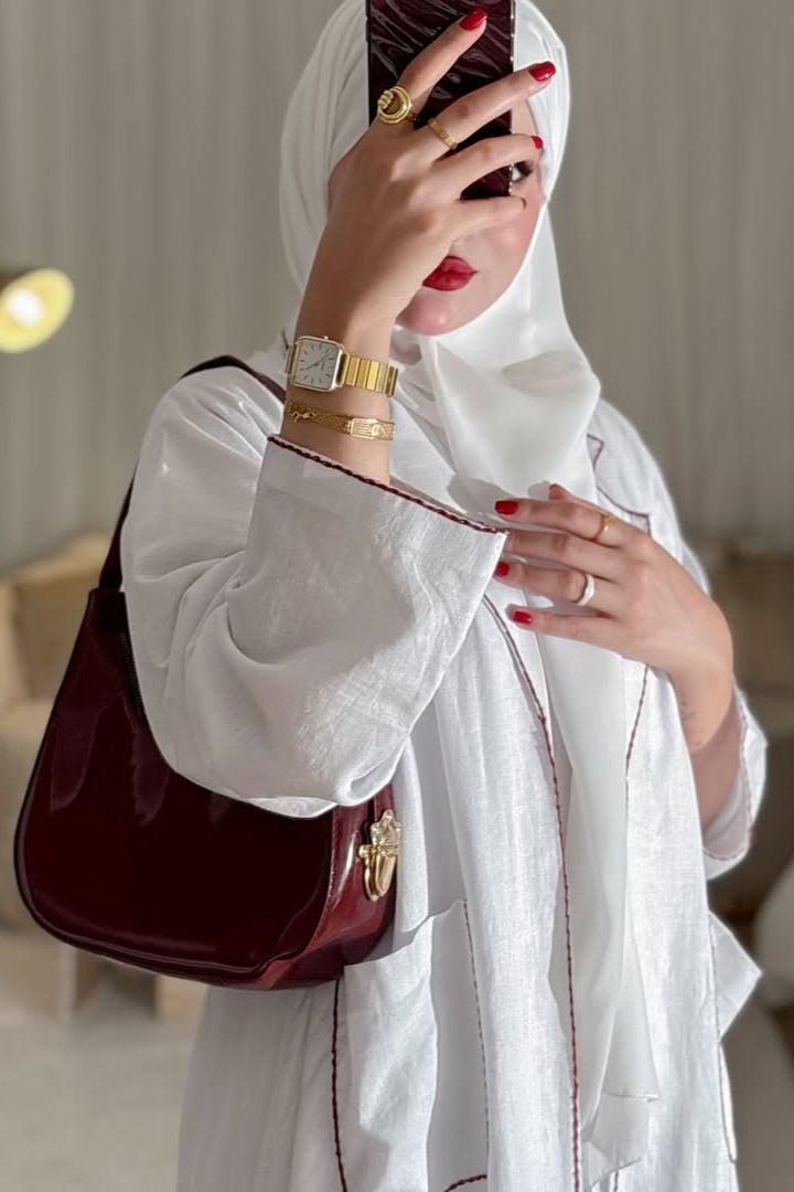 Linen Office – 2-Piece Abaya Set