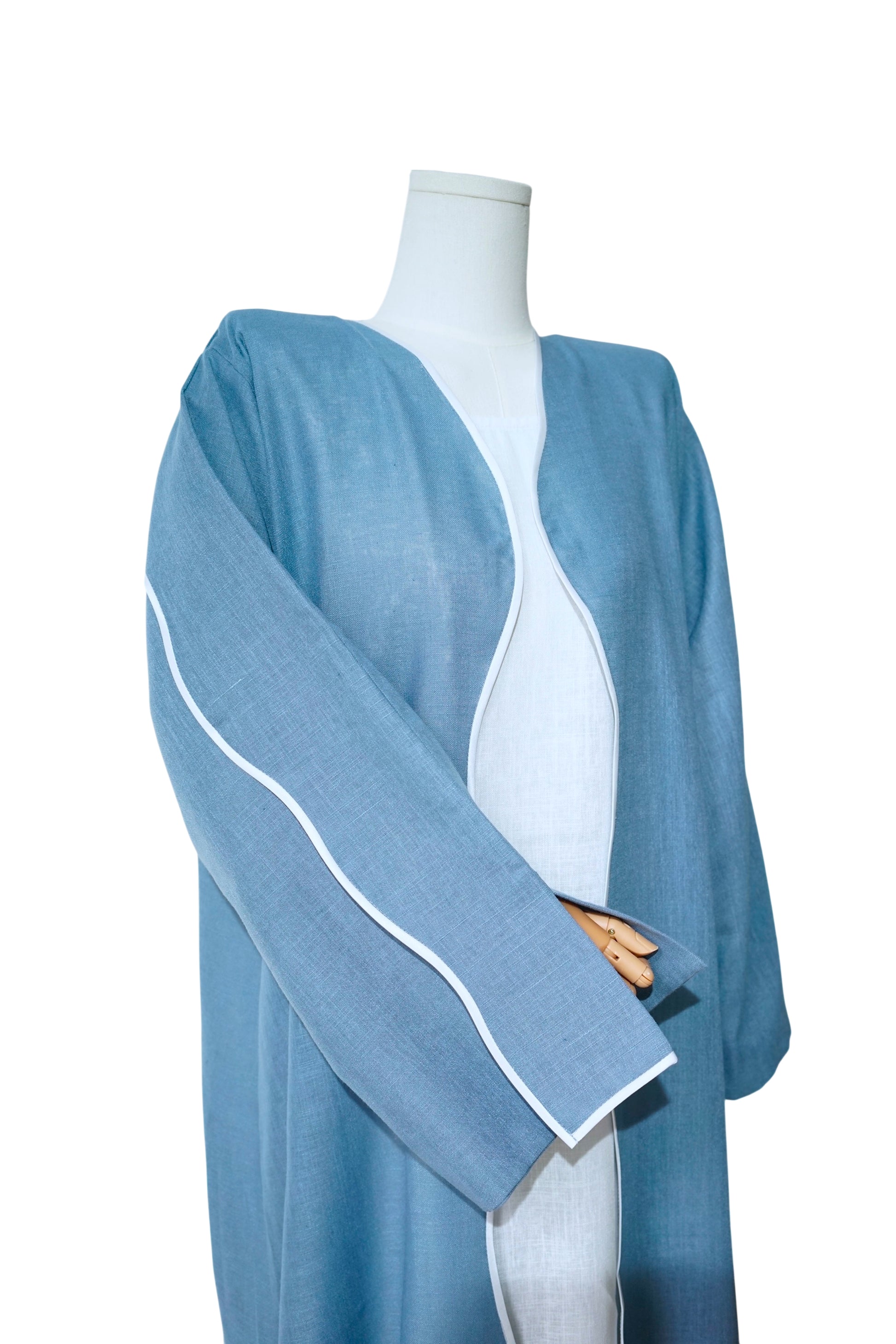Bondi Blue – 3-Piece Abaya Set