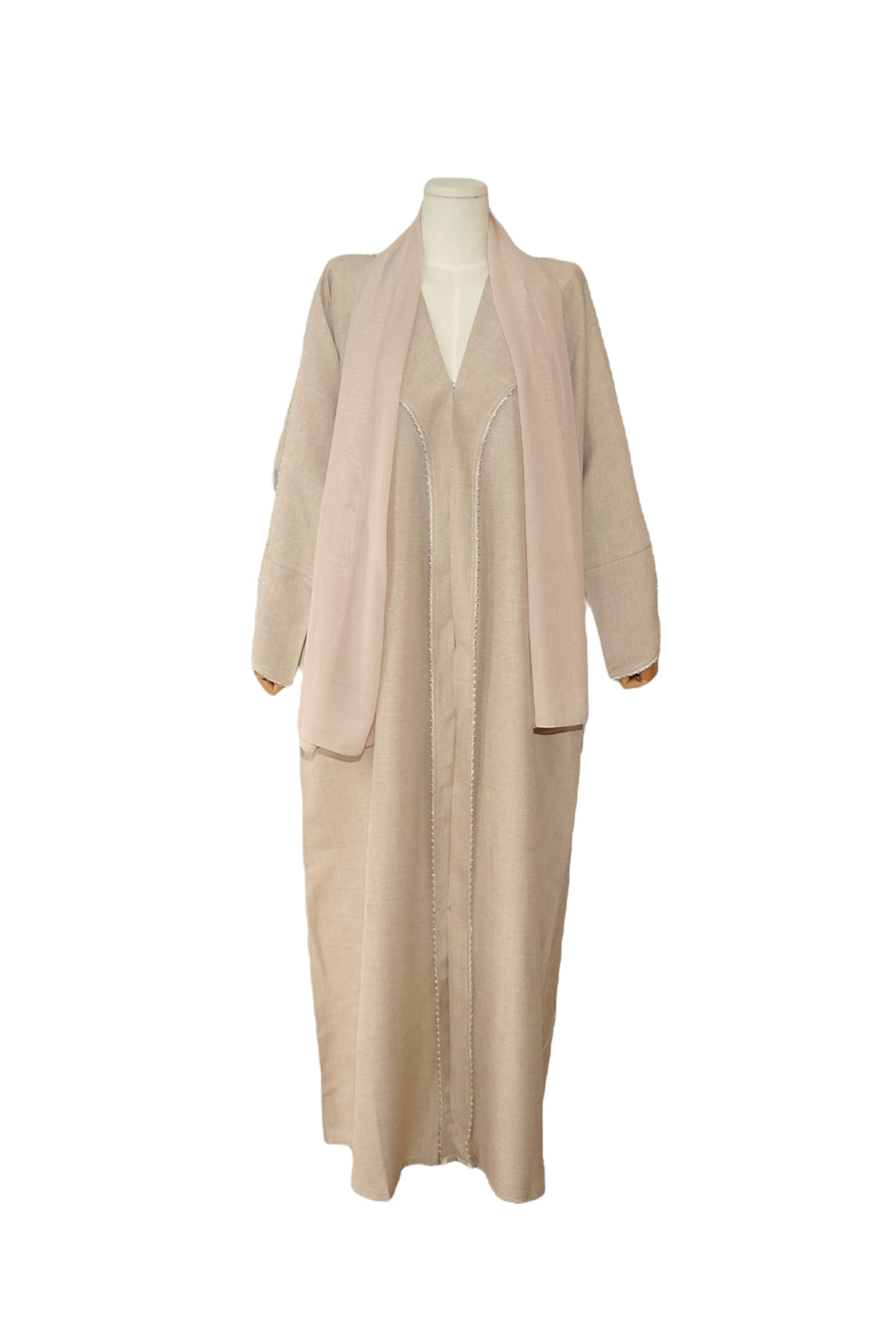 Natural Softness – 2-Piece Abaya Set