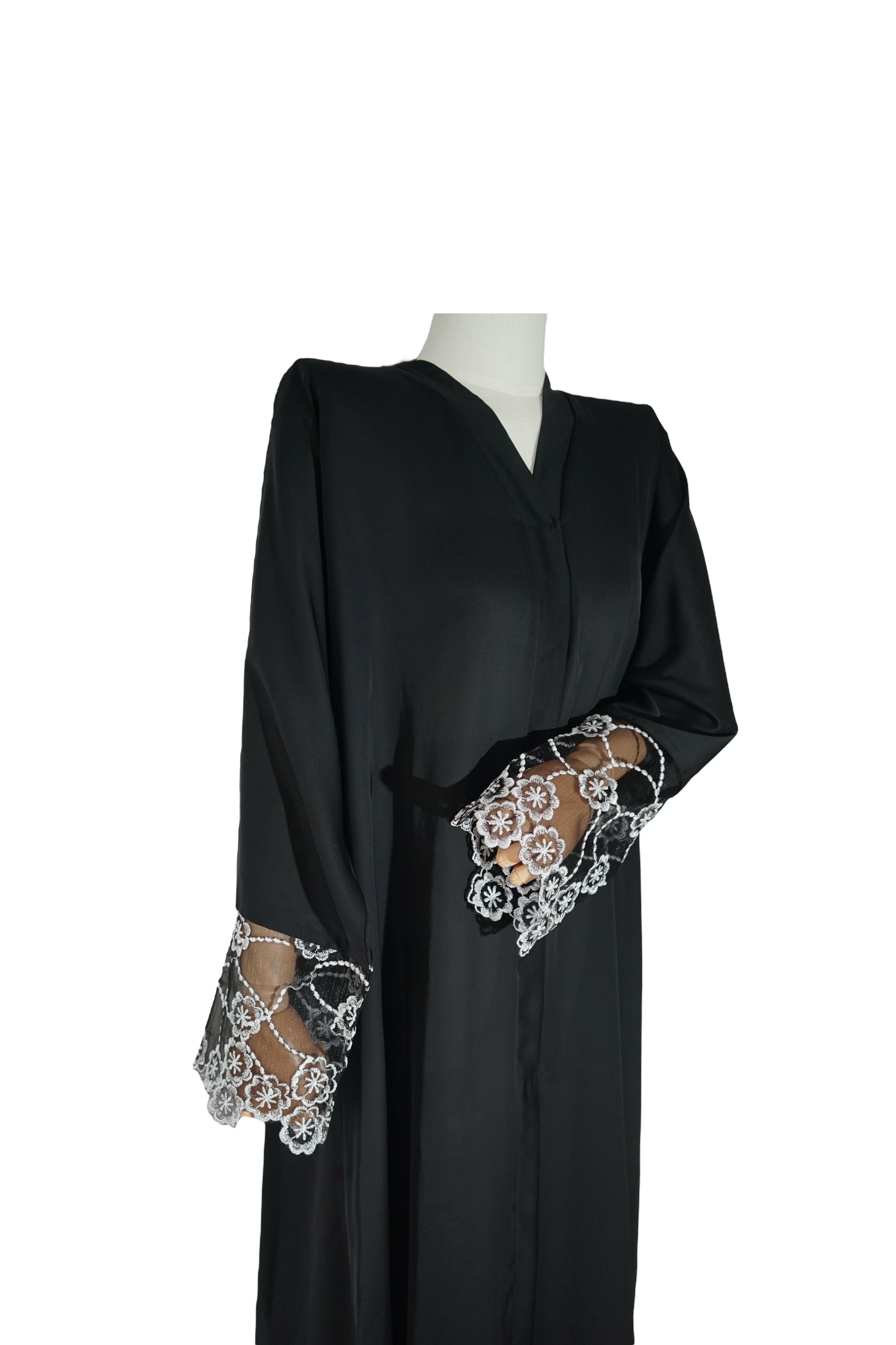 Black Elegance – 2-Piece Abaya Set