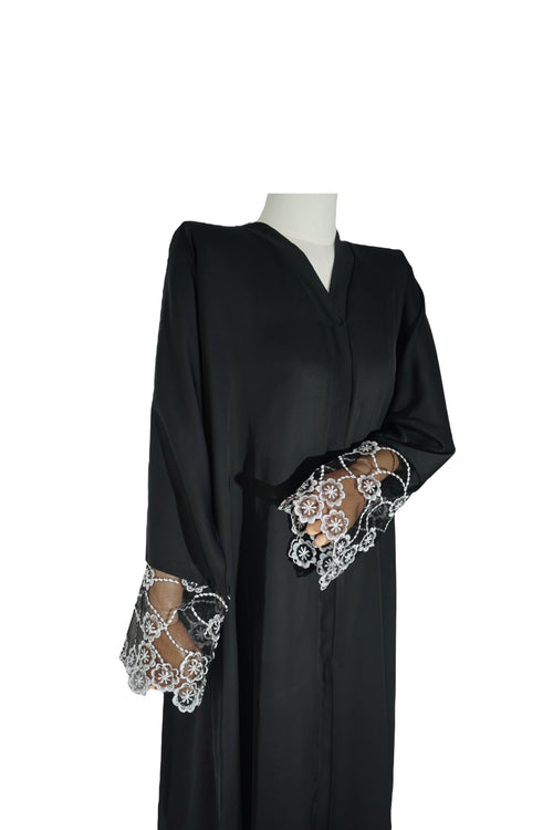Black Elegance – 2-Piece Abaya Set