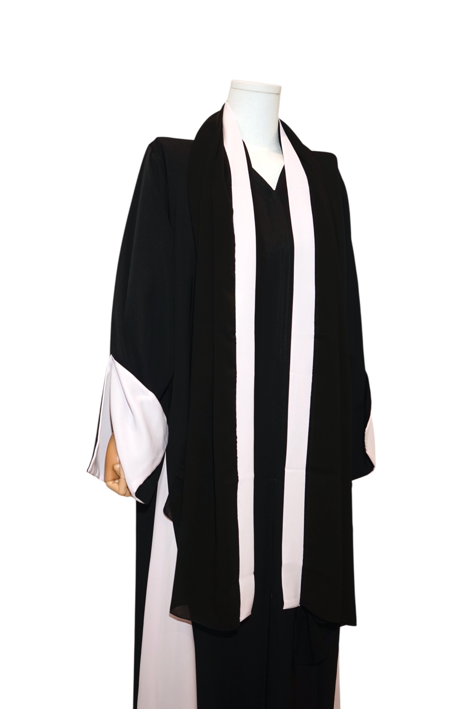 Blush Noir – 2-Piece Abaya Set