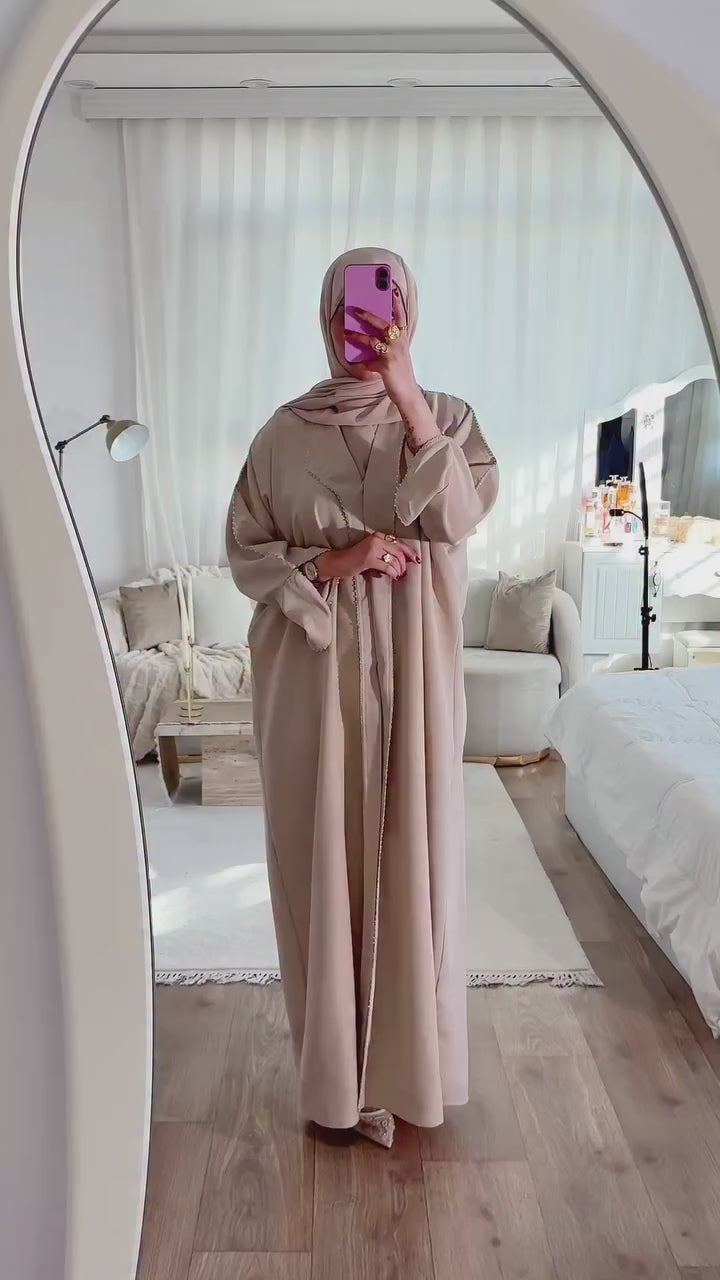 Natural Softness – 2-Piece Abaya Set